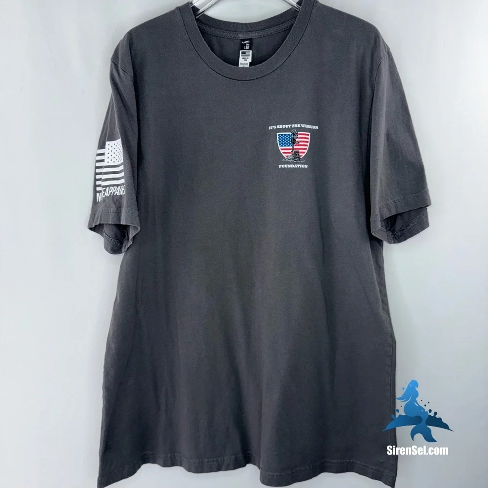 1173 Nine Line Apparel 13 Strong Tribute Tee – Size XL – Gray - Picture 3 of 9